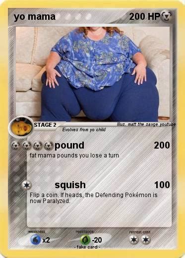 Pokémon Yo Mama 522 522 Pound My Pokemon Card