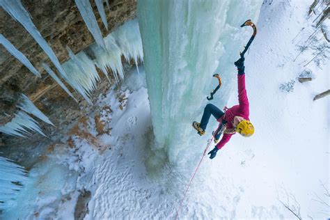 Ice Climbing Adventure In Michigans Upper Peninsula