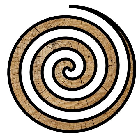 Woodwoodenspiraldrawingisolated Free Image From
