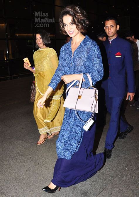 Kangana Ranauts Airport Style Is Desi Chic And Comfy All In One