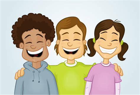 Friends Laughing Clip Art Vector Images And Illustrations Istock
