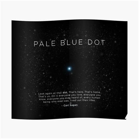 Carl Sagans Pale Blue Dot Poster By Briansmith84 Pale Blue Dot