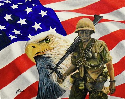 Vietnam Hero Painting By Jim Reale