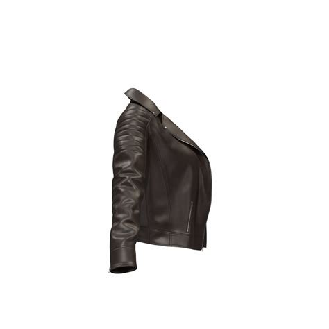 3d Woman Leather Jacket Turbosquid 1399557