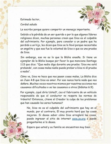 Carta Jw En Escritura De Cartas Cartas De Animo Ejemplo De Carta Porn Sex Picture