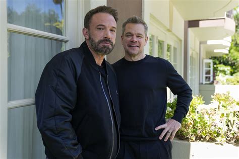 A Duo Once More Ben Affleck Matt Damon Come Up For ‘air’