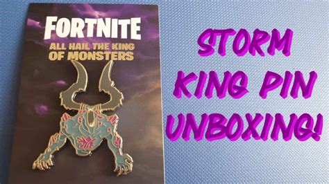Storm King Pin Unboxing Fortnite Save The World Youtube