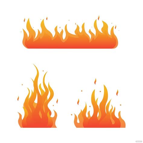 Fire Flame Vector In Illustrator Svg  Eps Png Download