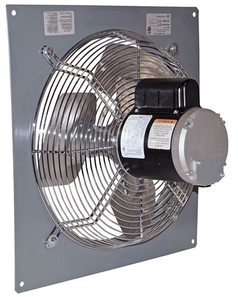 Wall Mount Panel Type Exhaust Fan 24 Inch 1 Speed 5520 Cfm 3 Phase P24