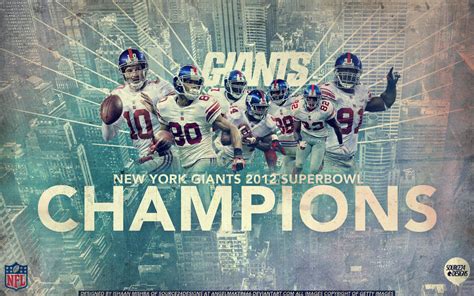 New York Giants 2012 Superbowl Champions Wallpaper By Ishaanmishra On