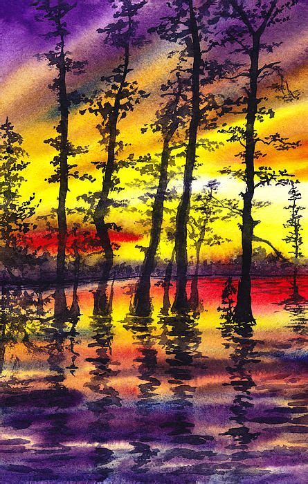 Sunset Through The Trees Irina