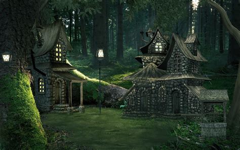 Enchanted Cottage Wallpapers Wallpaper Cave