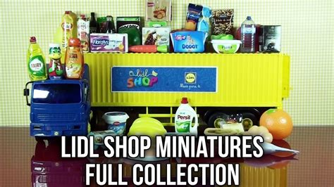 Lidl Shop Miniatures Full Set Of 40 Mini Groceries And Shopping Items