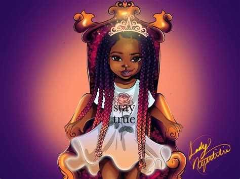 Black Girl Cartoon Black Girl Art Black Girl Magic Ca