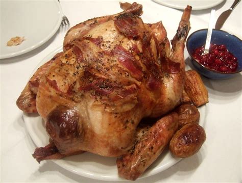 Roast Turkey With Bacon Cooktogether Christmas Dishes Christmas