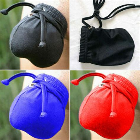 Mens Cock Penis Ball Pouch Bag Willy Testicles Posing Testicle