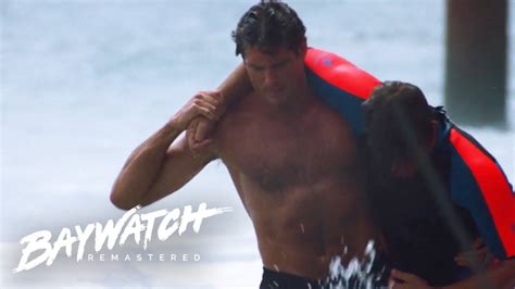 Off Duty Lifeguard Mitch Rescues A Surfer From The Sea Baywatch