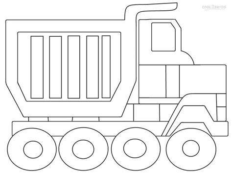 Printable Dump Truck Coloring Pages For Kids | Cool2bKids | Truck