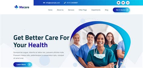 25 Hospital Website Template And Wordpress Themes 2020