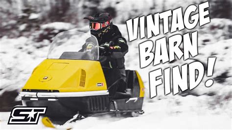 Vintage 1971 Ski Doo Nordic Snowmobile Restoration Barn Find Youtube