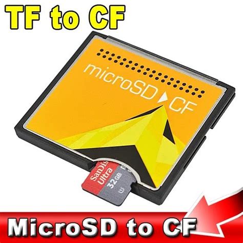 Buy High Speed Tf To Cf Card Adapter Microsd Micro
