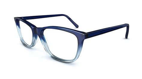 Specsavers Womens Glasses Drew Blue Geometric Plastic Acetate Frame €100 Specsavers Ireland