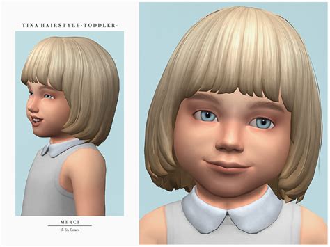 Megan Hairstyle By Merci The Sims Resource Sims 4 Hai