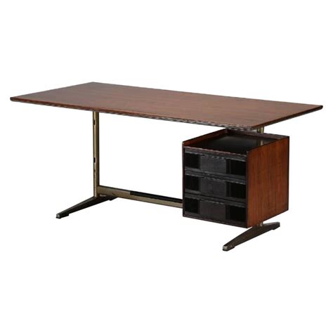 Desk Designed By Gio Ponti For Pirelly Tower Rima Padova Italy 1960 For Sale At 1stdibs