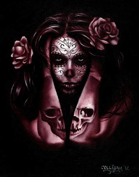 17 Best Images About Day Of The Dead Sugar Skulls On Pinterest The Dead Rockabilly Pin Up And