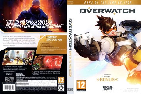 Overwatch Game Of The Year Edition 2017 Playstation 4 Box Cover Art