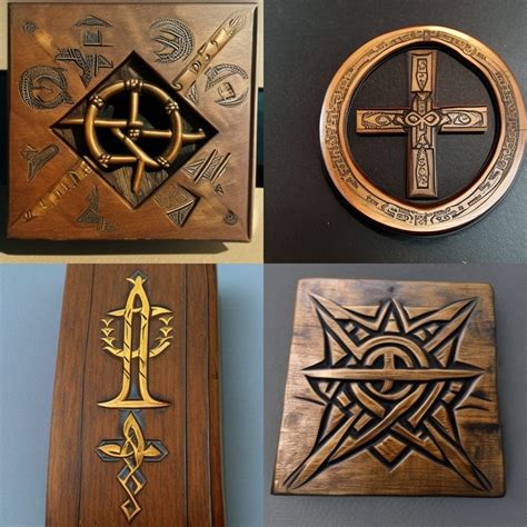 Occult Relic Handcrafted Wood Brass And Copper Accents Beautifully