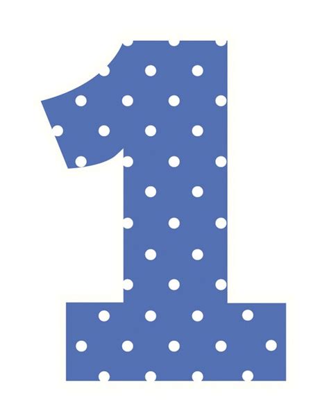 Picture Of Number 1 Printable Activity Shelter Number 1 Clipart Blue