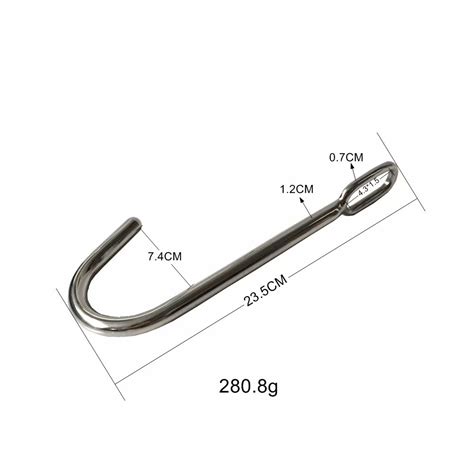 Stainless Steel Anal Hook Metal Anal Plug Anal Dilator Gay Sex Toys For Men And Women Adult