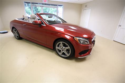 2017 Mercedes Benz C Class C300 4matic Convertible Stock 20098 375