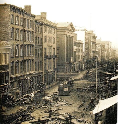this is believed to be the earliest photograph of nyc taken at broadway between franklin and