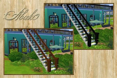 Baserria Iron Railing Fence And Gate At Abuk0 Sims4 Sims 4 Updates