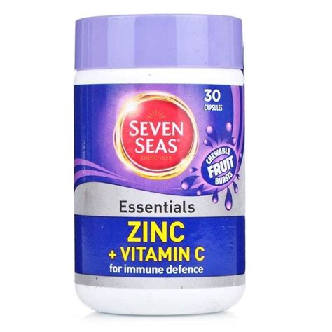 It is considered safe to supplement with vitamin c, although people with more sensitive organisms may suffer from intestinal discomfort during supplementation. Buy Seven Seas Zinc Plus Vitamin C Forest Fruit Bursts 30 ...