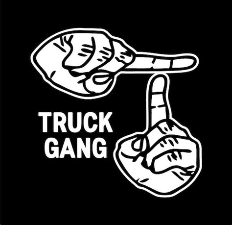Truck Gang Vinyl Decal Ginger Billy Truck Gang Sticker 6 Etsy