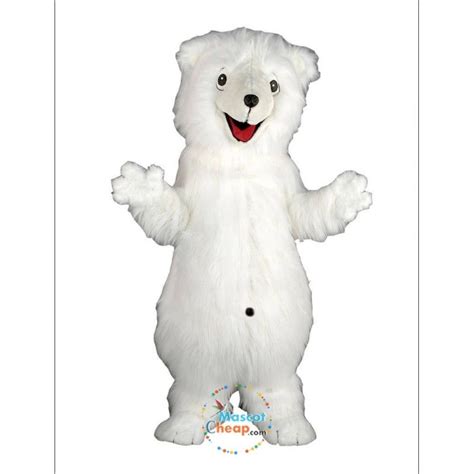 Shaggy Polar Bear Mascot Costume Mascot Costumes Mascot Costumes