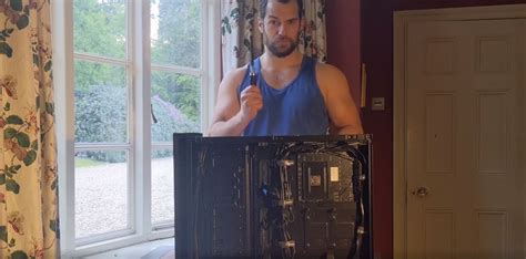 Watch Henry Cavill Build A Pc Very Seductively Pc Gamer