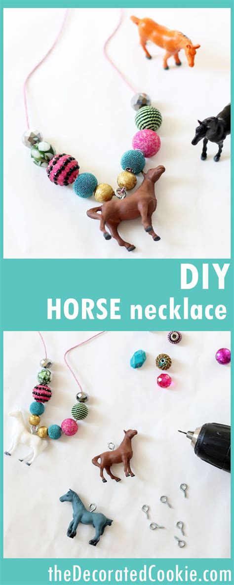 Try This Diy Horse Necklace Craft For Your Kids Horse Party Horse