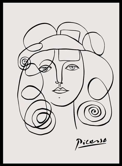 Portrait Of Francoise Gilot By Pablo Picasso Print Picasso Art