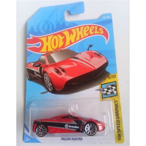 Hot Wheels 2019 Pagani Huayra Hw Speed Graphics Shopee Malaysia