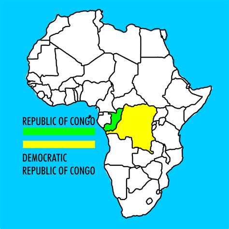 Democratic Republic Of Congo World Map Map