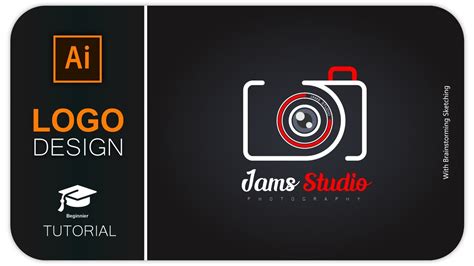 Professional Logo Design Photography Logo Design Tutorial Youtube