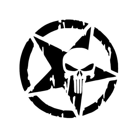 Sticker design can be a gratifying or frustrating experience, depending on how you approach it. Punisher Skull Pentagram - Vinyl Decal/Sticker