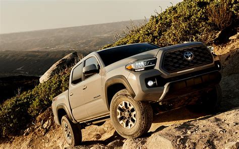Toyota Tacoma 2020 Pickup Truck Exterior Front View New Gray