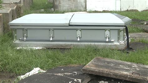 Creepy Find At Merrick Cemetery Tombs Open And Coffins Exposed