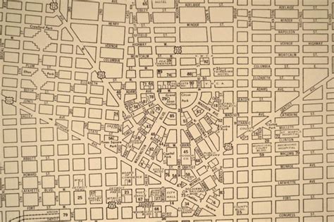 Detroit Map Detroit Street Map Vintage 1930s By Mapsbooksephemera