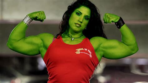 Stazione Tv Acro Scuola Materna She Hulk Body Fitness Sfocato Fusione Acido